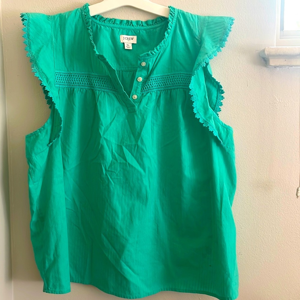 J Crew butterfly tank top